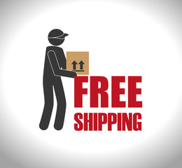 Delivery design, vector illustration.