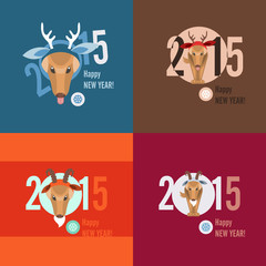 Merry Christmas and Happy New Year Cards