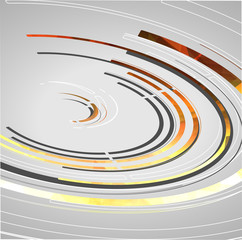 Abstract technology circles background