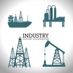 Industry design over white background vector illustration