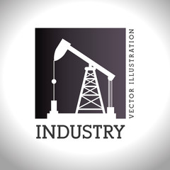 Industry design over white background vector illustration