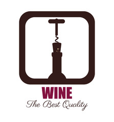 Wine design over white backgroundvector illustration