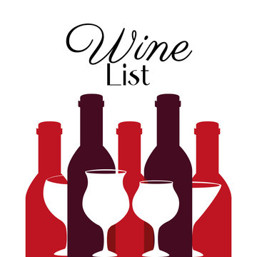 Wine design over white backgroundvector illustration