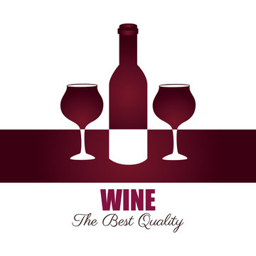 Wine design over white backgroundvector illustration