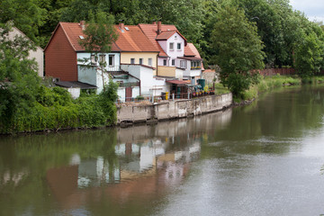 Fototapeta na wymiar Saale bei Merseburg