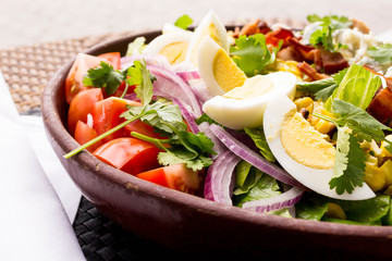 Egg and tomato salad