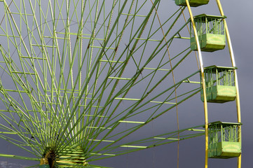 Riesenrad auf dem Jahrmarkt