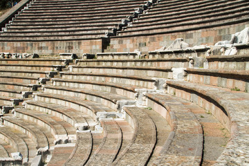 Ruins of Asclepeion Theatre in Pergamon