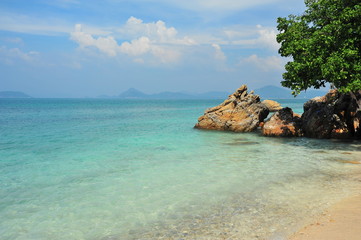 Fototapeta premium Summer Beach on the Island