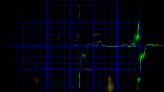 EKG heartbeat halloween scary montage