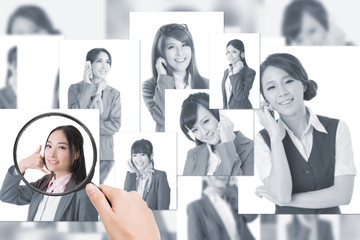 Obraz premium Concept of human resources