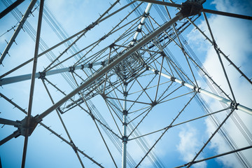Electricity tower steel