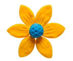 Plasticine flower