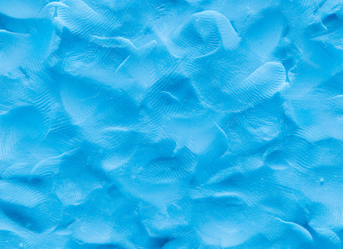 Blue plasticine texture