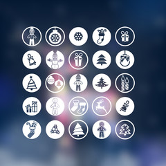 Christmas Icons Set
