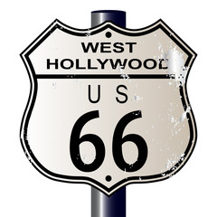 West Hollywood Route 66 Sign