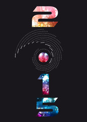 Fototapeta premium 2015, calendario