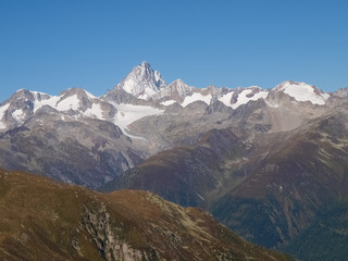 Swiss Alps, View from Nufenen pass