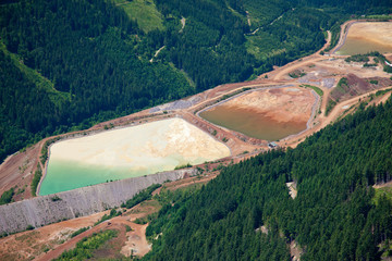 Eco problem- mine waste pond