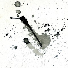 Obraz premium Black Splatter