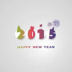 New Year Card Background - 2015