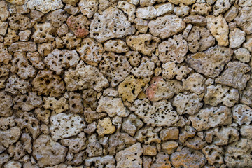 porous pumice stones Wall