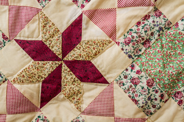 Patchwork Quilt, Texture and Background