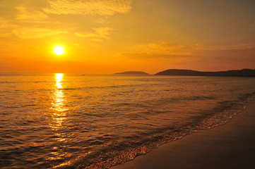 Sunset on the Beach