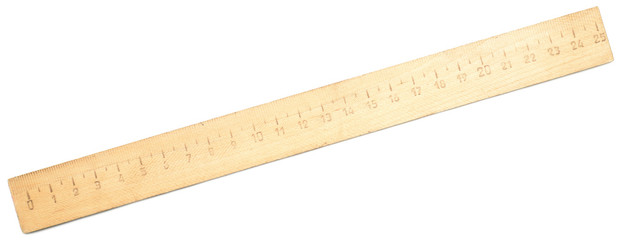 wooden ruler