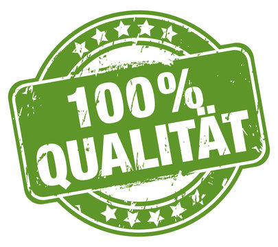 100% Qualit&auml;t
