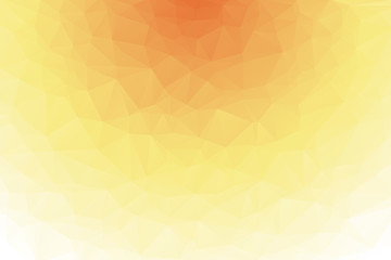 Fototapeta premium Colors white and orange triangular background