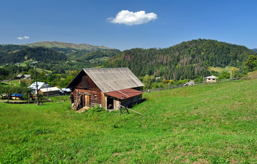 Fototapeta premium mountain village