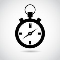 Compass vector icon.