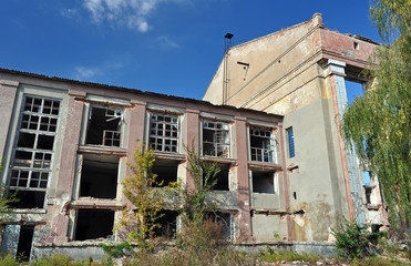 old factory ruins