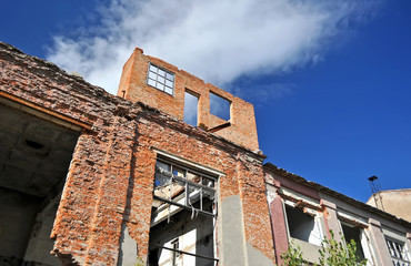 old factory ruins