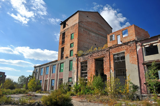 old factory ruins