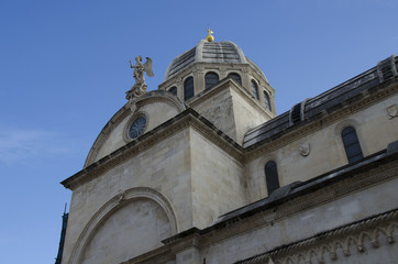 part of sibenik cathedral