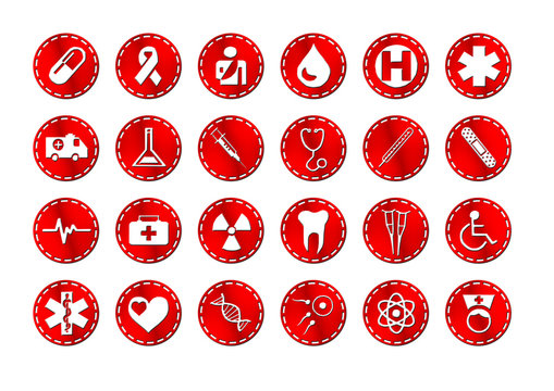 Medizin Buttons - Icons - Logos