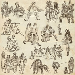 Natives - Hand drawn illustrations