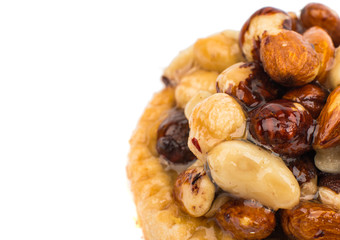 Caramelized nuts cupcake