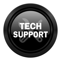 technical support black icon