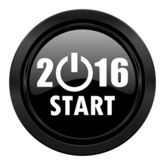 new year 2016 black icon new years symbol
