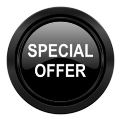 special offer black icon