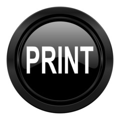 print black icon