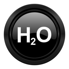 water black icon h2o sign