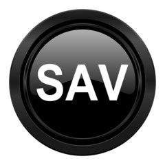 sav black icon