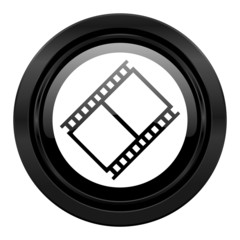 Fototapeta na wymiar film black icon movie sign cinema symbol