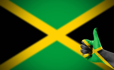 Fototapeta na wymiar Flag of Jamaica