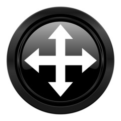 arrow black icon