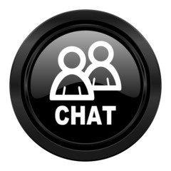 chat black icon